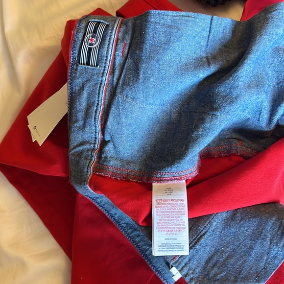 NWT Boden Red Cotton Pants. Size 15 years - Picture 8 of 9